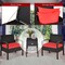 Costway 3PCS Patio Rattan Furniture Set Storage Table Cushioned Sofa Deck Red\Turquoise\White